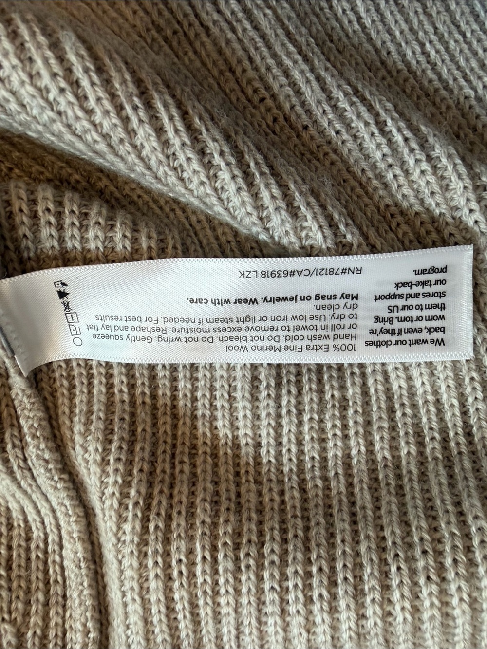 Eileen Fisher Lightweight Open-Front Cardigan in Taupe - Picture 4 of 4